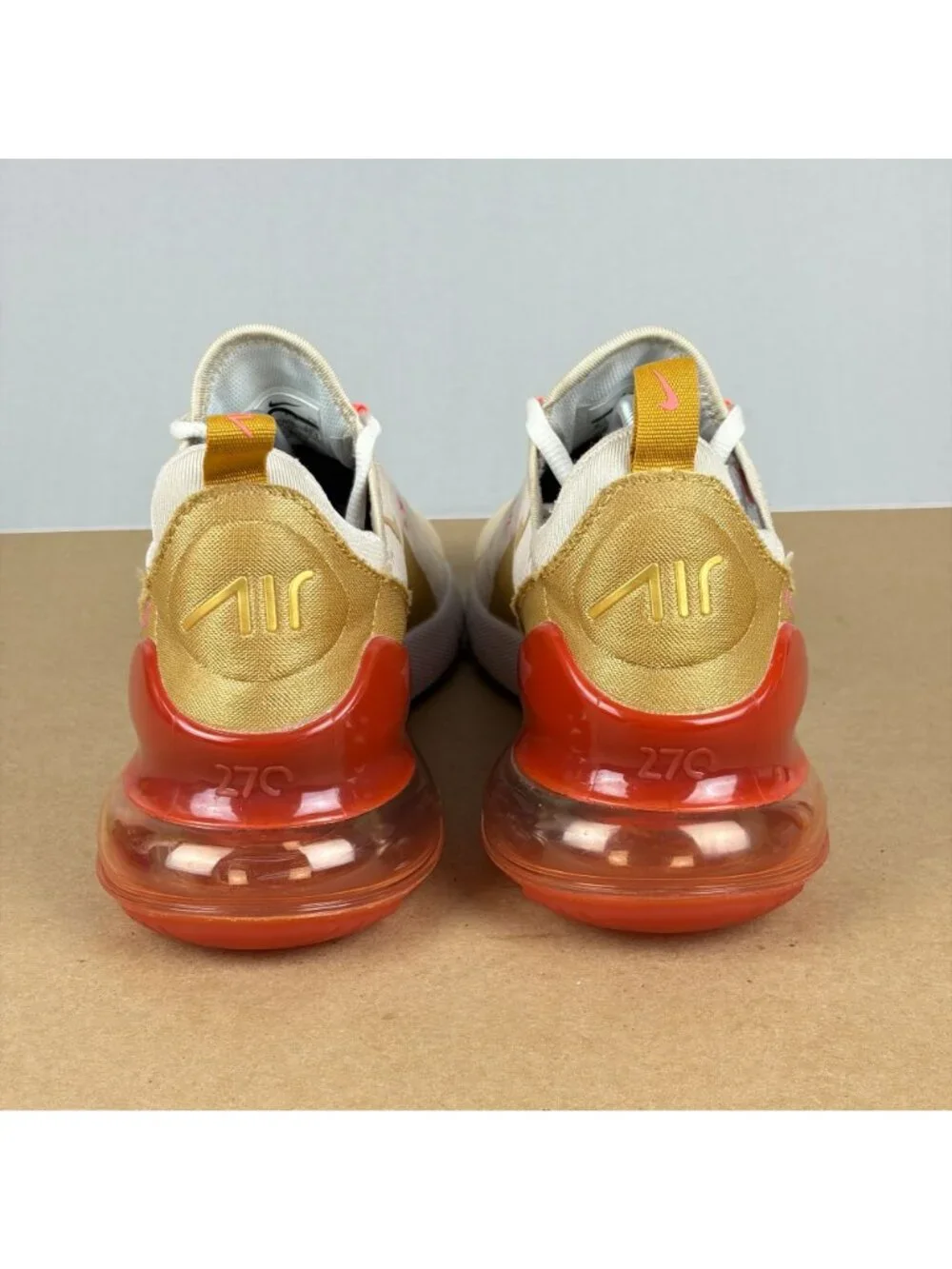 Nike Air Max 270 Guava Ice Cream Tint Athletic Shoes Womens 8.5 Mesh Low Top